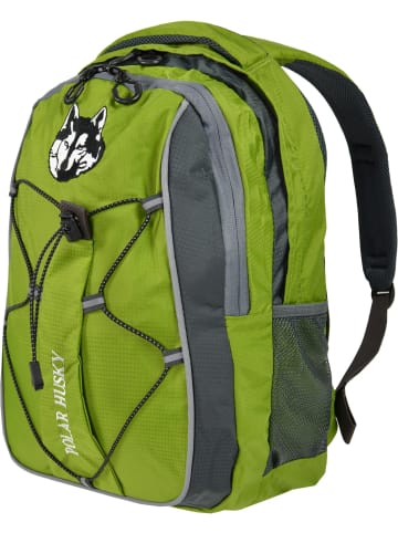 Polar Husky Wanderrucksack 25 l Green in Hellgrün/Anthrazit/Hellgrau