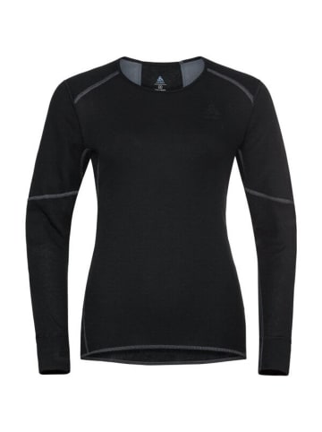 Odlo Shirt BL TOP Crew neck l/s ACTIVE in Schwarz