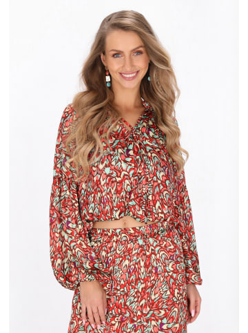 IZIA Blouse in red multicolor