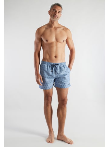 Bugatti Badeshorts Amalfi in blau-mittel-Streifen