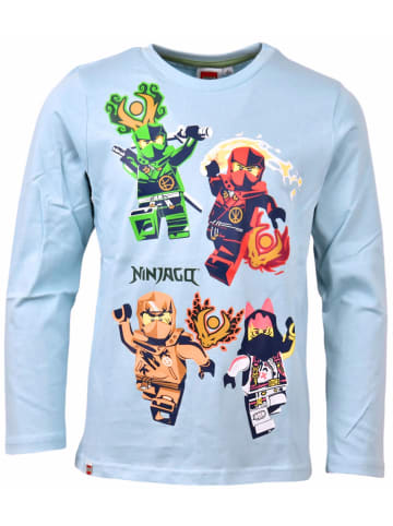 Legowear Langarmshirt Lego® Ninjago in Hellblau