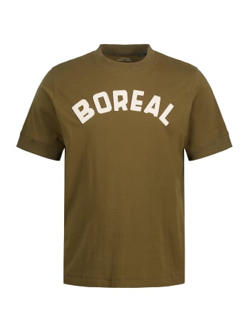 JP1880 Kurzarm T-Shirt in tannengrün