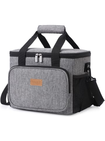 COFI 1453 Kühltasche Picknicktasche Grau 25 L in Grau