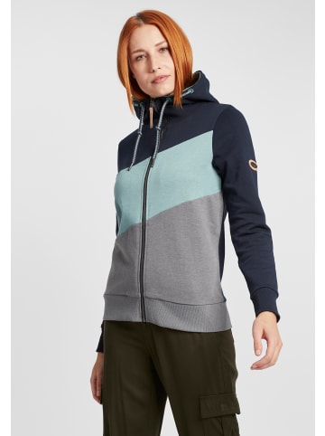 Oxmo Kapuzensweatjacke in blau