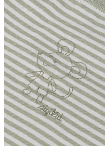 Sigikid Langarmshirt Classic Baby in grün gestreift