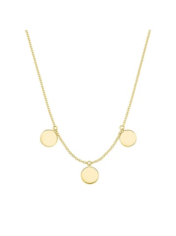 s.Oliver Halskette mit Anhänger in Gold – (L)42cm