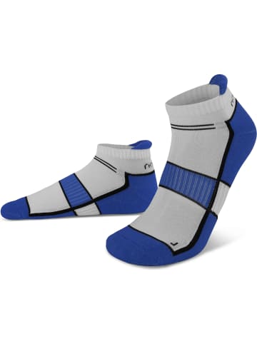 normani 4 Paar Running Sneakersocken mit Fersenlasche in Cobald