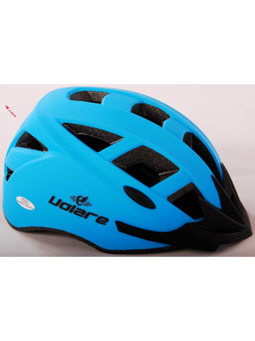 Volare Fahrradhelm Unisex in Blau 54-58 cm Kinderhelm 12 Jahre