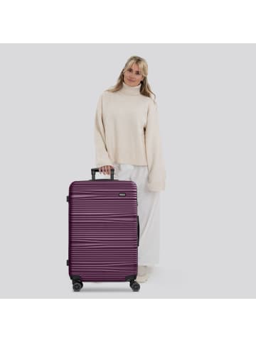 Redolz Essentials 16 LARGE 4 Rollen Trolley 77 cm in burgundy