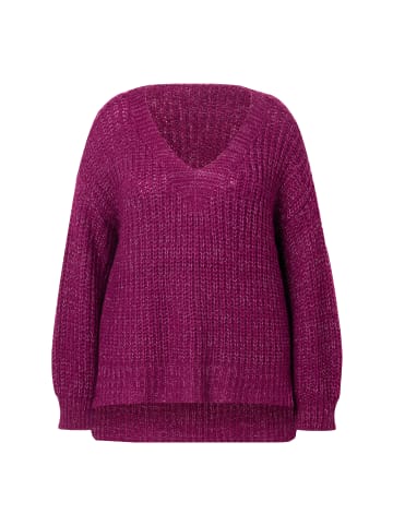 Janet & Joyce Pullover in fuchsia pink