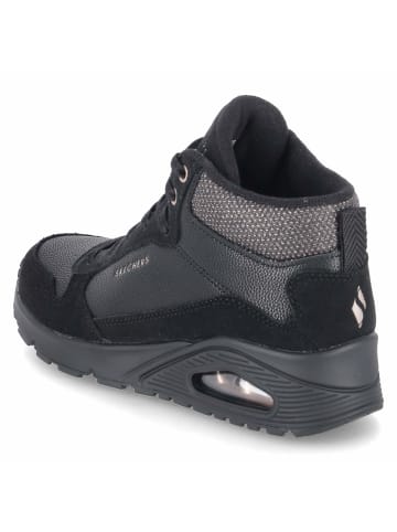 Skechers High Sneaker UNO-STACRE SHINE in schwarz