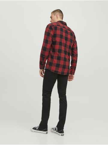 Jack & Jones Flanellhemd in Brick Red