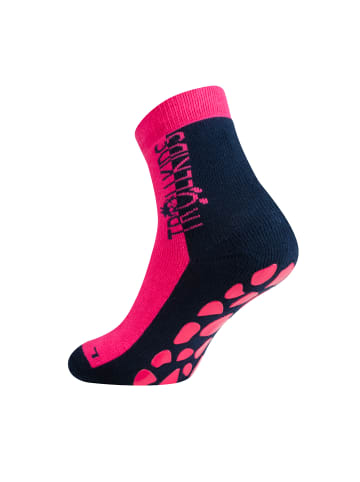 Trollkids Socken "Anti Slip Socks" in Marine/Magenta