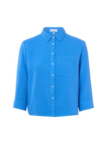 Marie Lund Hemdbluse in blau - 0004