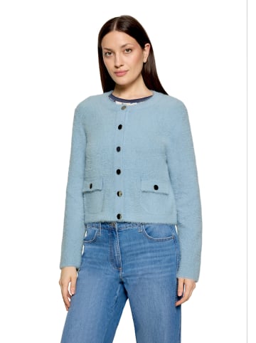 Betty Barclay Strick-Cardigan mit aufgesetzten Taschen in Blue Fog
