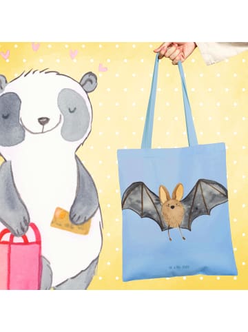 Mr. & Mrs. Panda Tote Bag Fledermaus Flügel ohne Spruch in Sky Blue