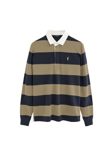 Polo Club Poloshirt MAN RIGBY GO POLO ALEXANDER LONG SLEEVE REGULAR FIT in Sagegrün