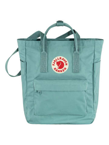 FJÄLLRÄVEN Kånken Totepack - Umhängetasche/Rucksack 40 cm (deep forest) in sky blue
