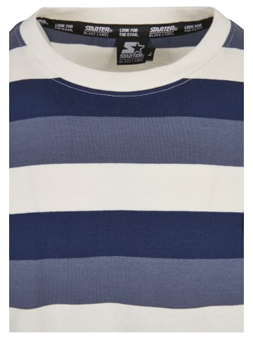 STARTER T-Shirt in darkblue/vintageblue/palewhite