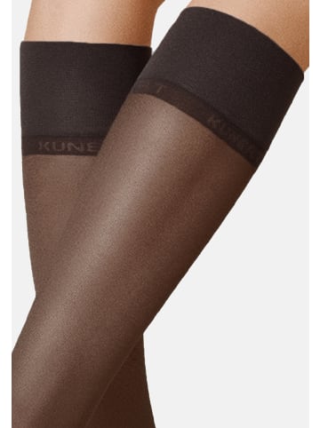 Kunert Feinkniestrümpfe Satin Look 20 glänzend in Black