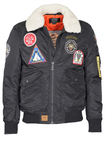 TOP GUN Bomberjacke TG23003 in black