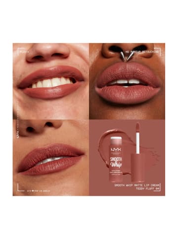 NYX Matte Lippenstift-Creme Smooth Whip - 04 Teddy Fluff 4 ml