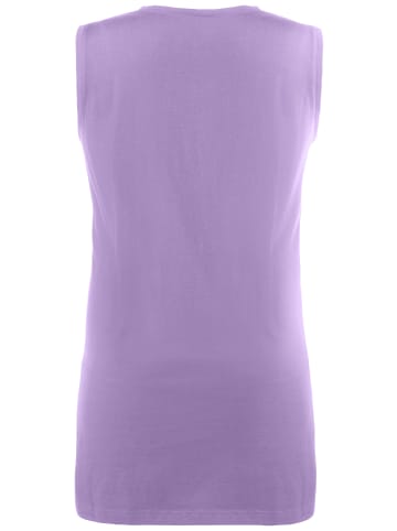 Ulla Popken Strick-Top in blauer flieder