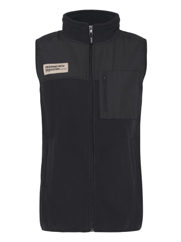 Oxmo Fleeceweste OXNete in Schwarz