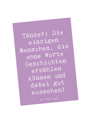 Mr. & Mrs. Panda Wanddeko Spruch Tanzen Geschichten mit Spruch in Lavendeltraum