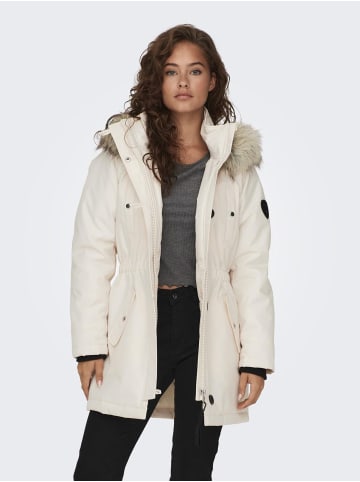 ONLY Langer Parka in Eggnog
