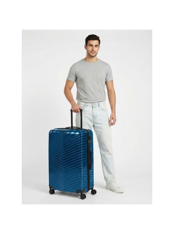 Redolz Essentials 18 2.0 4 Rollen Trolley L 76 cm mit Dehnfalte in metallic-blue shiny