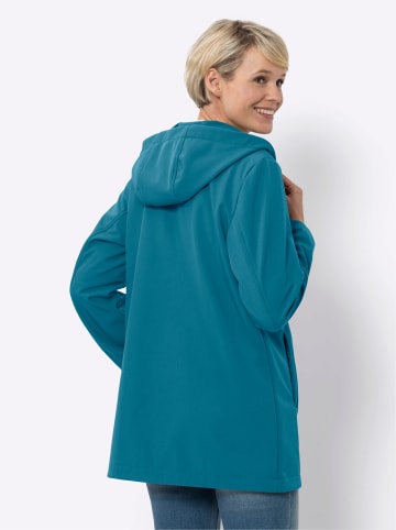 Sieh an! Softshell-Jacke in petrol