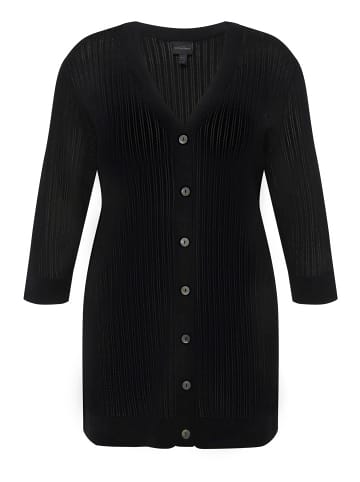 Ulla Popken Strickjacke in schwarz