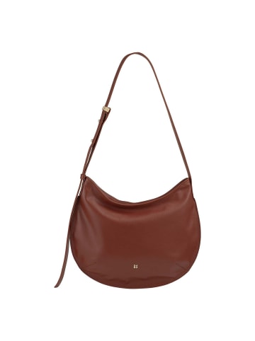 DuDu Hispani Schultertasche Leder 34 cm ziegelrot