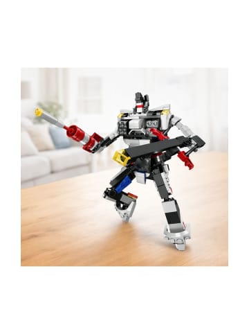 Wisam® 2in1 Sportwagen Roboter Bausteine Weiß 320 Teile