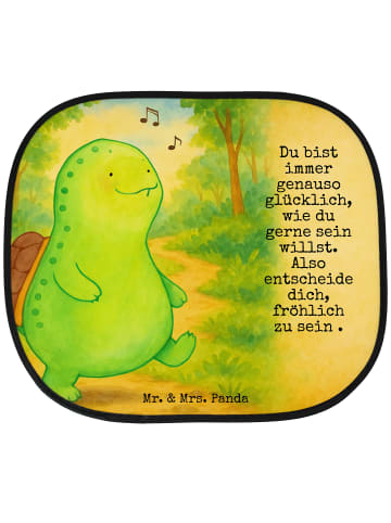 Mr. & Mrs. Panda sonnenschutz Schildkröte Pfeifen Design mit Spruch in Weiß