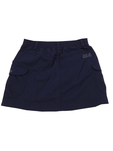 Jack Wolfskin Kleid Röcke Treasure Hunter Skort Rock Hosenrock in Blau