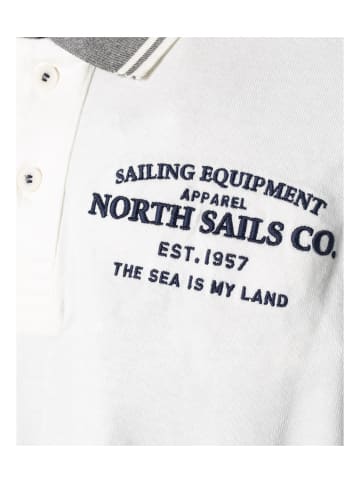 North Sails Polo in Weiß