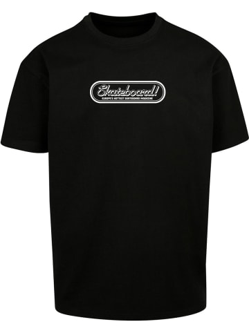 Merchcode T-Shirt "The Skateboard Magazin Logo Oversize Tee" in Schwarz