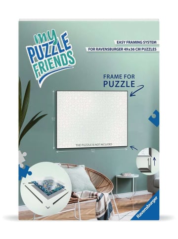 Ravensburger Ravensburger Zubehör Puzzle-Rahmen, schwarz in bunt