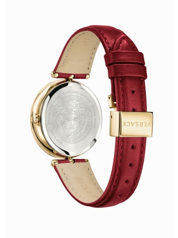 Versace Analoguhr für Damen in rot