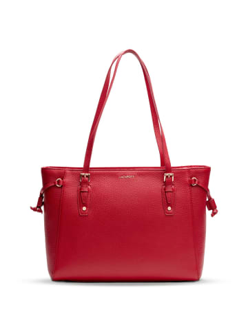 Lazarotti Bologna Leather Shopper Tasche Leder 36 cm in red