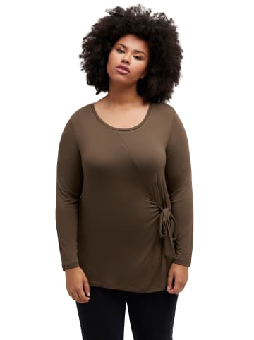 Ulla Popken Shirt in schilfgrün