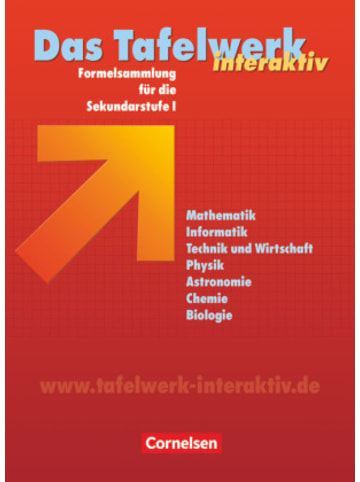 Cornelsen Verlag Buch - Das Tafelwerk interaktiv - Formelsammlung für die Sekundarstufe I -