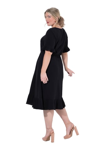 MIAMODA Midikleid in schwarz