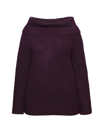 Ulla Popken Pullover in dunkle brombeere