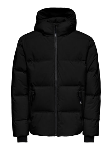 Only&Sons Jacke 'Carl Life Quilted' in schwarz