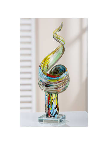 GILDE Skulptur Twister mehrfarbig - (H) 35 cm