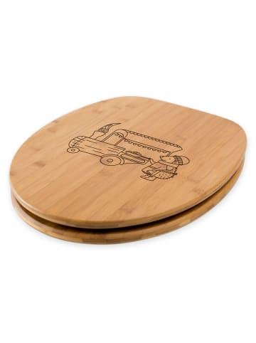 Mr. & Mrs. Panda WC-Brille Igel Maronen ohne Spruch in Transparent