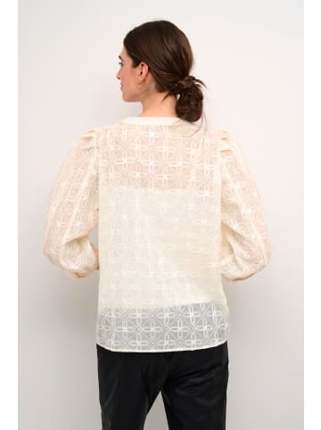 CULTURE Langarm-Bluse CUannasofie in Whitecap